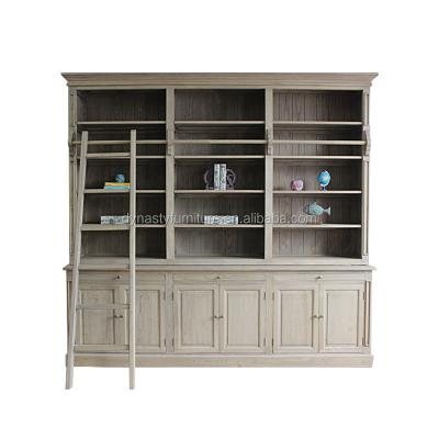 China Huge Living Room Bookcase Solid Wood Wood Shelf for Museum for sale