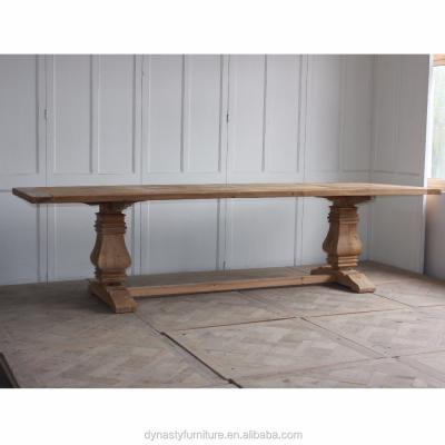 China Vintage Pine Wood Furniture Rustic Handmade Wooden Dining Table for sale