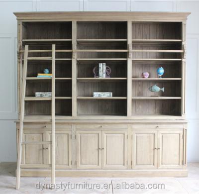 China Solid wood design in book shelves cabinet for sale