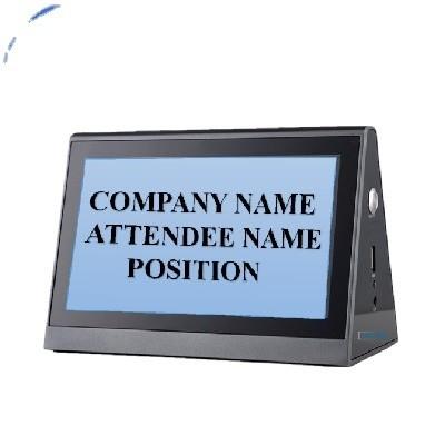 China 24V Touchscreen Digital Name Plate For Presentation And Conference Room for sale