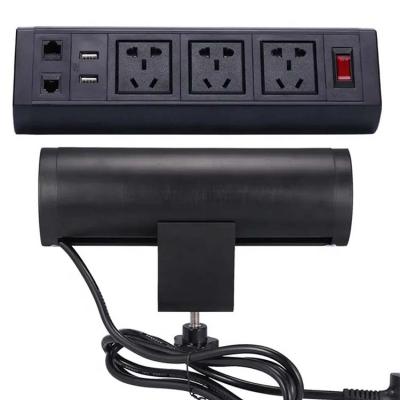 China Multifunctional Office Desk Power Strip Clamp Socket Surge Protector ODM for sale