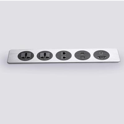 China Office Furniture Power Desktop Electrical Sockets With Usb 220V for sale