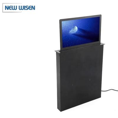 China Electric Retractable Computer Screen Lifter Aluminum Alloy 30 Degree for sale