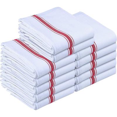 China 100% Sustainable Cotton 15 x 25 Inches, Ultra Absorbent Soft Kitchen Towels for Cooking, Cleaning, and Drying for sale