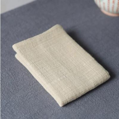 China Sustainable Cotton And Waffle Embroidery Kitchen Towel Cleaning Cloth Linen Tea Towel for sale