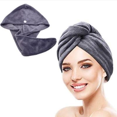 China Best Selling Super Compressed Absorb Water Dry Hair Towel Strong Absorbent And Quick Dry Microfiber Hair Towel for sale