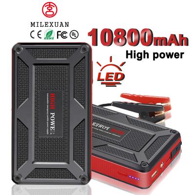 China Auto High Power 12V Mini Car Jump Starter Power Bank/Multifunctional Portable Car Battery Charger Powerbank Jump Starter for sale