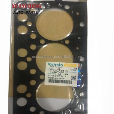 China Milexuan Engine Cylinder Head Gasket For Kubota Engine Parts 1J092-03310 Standard Size for sale