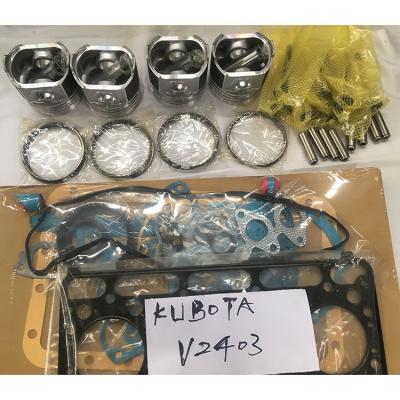 China For Kubota MILEXUAN V2403 engine rebuild kit for kubota spare parts bearing, piston ring etc. for sale