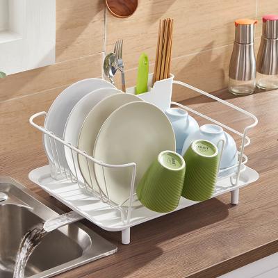 China High Quality Durable Space Saving Space Saving Utensil Rack Drain Rack Removable Dish Drying Shelf Organizer for sale