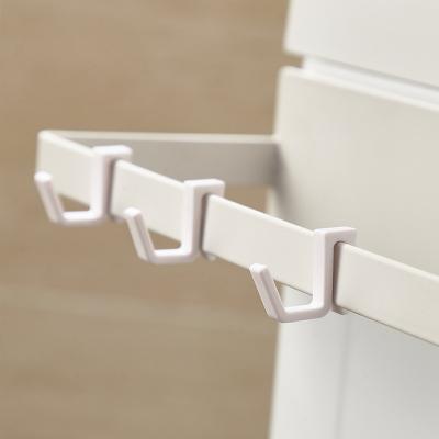 China Wall Mounted Balcony Viable Magnetic Washing Machine Storage Hanger Hook Hanger Multi-Function Unpunched Rack for sale