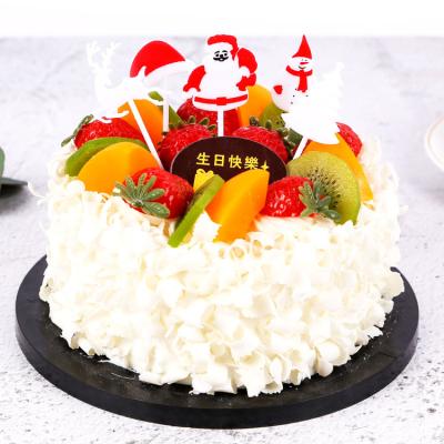 China Latest Hot Selling PS Cake Birthday 85mm Custom Logo Wedding Cake Topper for sale