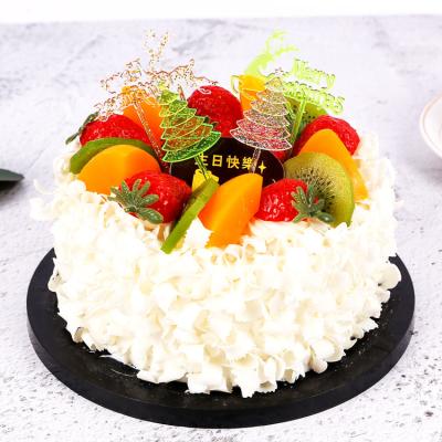 China Wholesale Cake Topper Cake Decor 85mm Custom Logo 3d Cake Topper From PS China Factory for sale