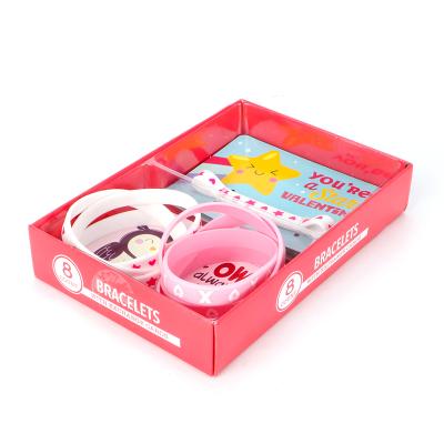 China kids baby diy swap card other educational toys with silicone bracelet 17cm*12cm*3.3cm for sale