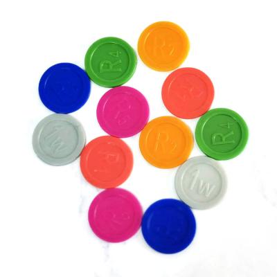 China Worldwide Manufacturer Wholesale Token Plastic Coin 25mm Custom Logo Promotional Plastic Coin for sale