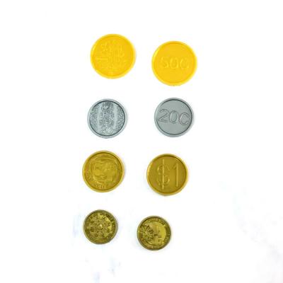 China All over the world special plastic coin design 19mm-32mm plastic coin factory direct supply for sale