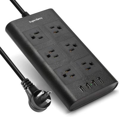 China 6 ac outlets 4 usb ports made in china wholesale price port power supply smart charging panel with usb plugs 6 ac outlets for sale