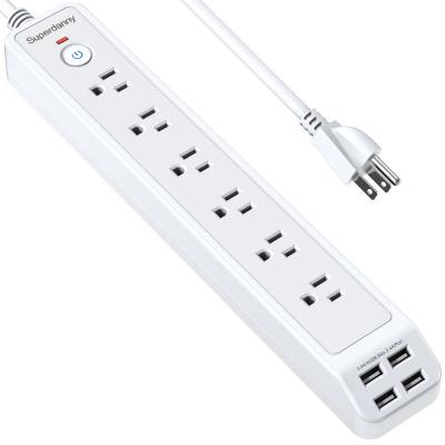 China 6 ac outlets 4 usb ports no. Unique Design 6 AC Power Plugs 4 USB Ports 4 for sale