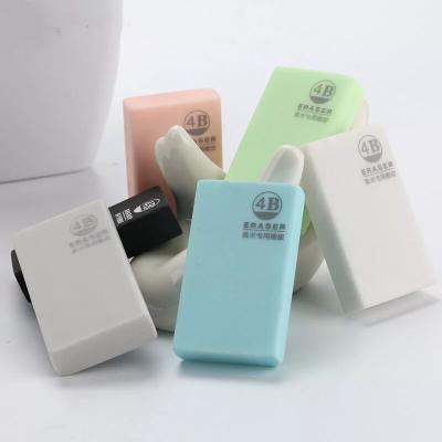 China Office Eraser Stationery 4B Eco-friendly Material Eraser, 4B Soft Pen Eraser For Student, Non-Toxic Custom Eraser for sale