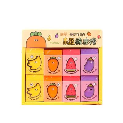 China New Hot Fruit Eraser Office Eraser Sales Design Stationery Eraser, Rubber Eraser For Kids for sale