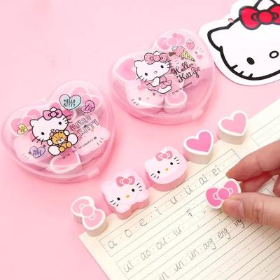 China Eco - Friendly Office Eraser Kitty Funny Eraser For Kids , Eraser Factory Supply Directly for sale