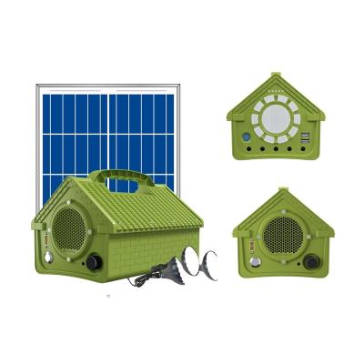 China Outdoor Home Portable Mini Power Home LED Lighting Solar System Solar Off Grid Kit with Solar Panels and Three LED Bulbs for sale