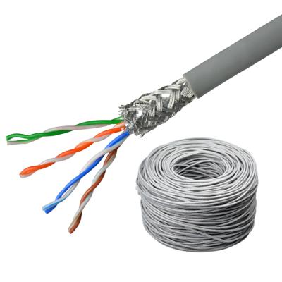 China PC SIPU 0.4CCA wholesale 0.5CCA with aluminum foil indoor sftp cat5e cat5 network cable for sale