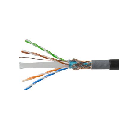 China High Speed ​​PC 23AWG 4 Pairs Indoor Ethernet LAN Cable PVC LSZH Copper Jacket Cat6a UTP Networking Cable Te koop