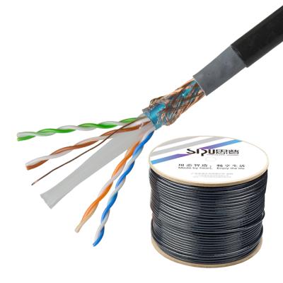 China PC 23Awg Cat6 Lan Cable 305M Roll Price With Good Quality for sale