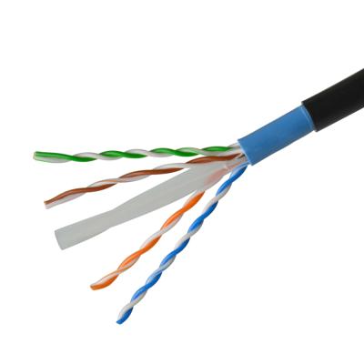 China PC factory wholesale price UTP at6 cat 6 lan cable ftp cat6e outdoor wired network for sale