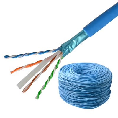 China 0.4/0.5 CCA SIPU manufacturer 4 pair cat 6 cable ftp 305M 1000ft cat6 LAN cable communication cables for sale