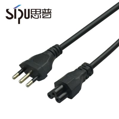 China Computer SIPU 16A 220V 2 Pin Plug In Power Cable US 3 Prong European Standard Power Cord for sale