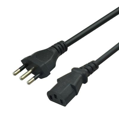 China SIPU Italy COMPUTER Plug Electric Power Cable PC 3pin AC Power Cords With CE Approval zu verkaufen