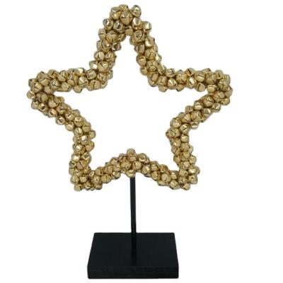 China China Metal Star Stand Gold Decoration On Table New Design Christmas Decoration for sale