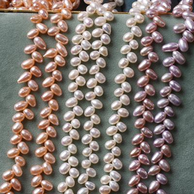 China Jewelry 5-6mm Wheat Ear Shape Pearl Natural Freshwater Strong Light Loose Pearl Jewelry Handmade Beading Material DIY Handmade Beading Material for sale