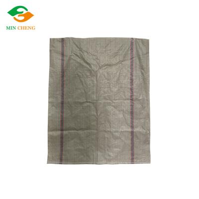 China Large recyclable green plastic woven bag for rubbish, construction debris for sale