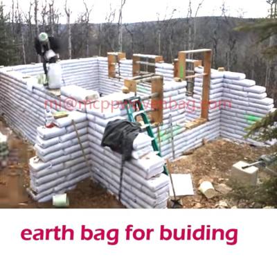 China Fence MINCHENG poly bags for earth bag construction for sale