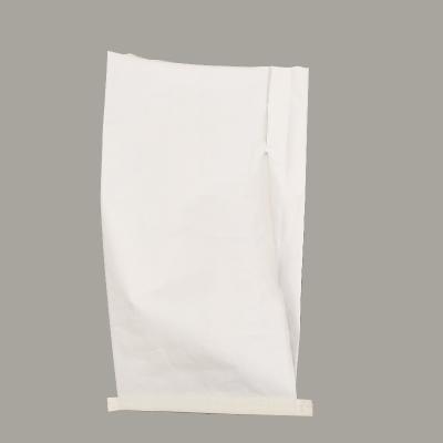 China Factory OEM Biodegradable 25kgs Building Material Cement Plastic White Paper Logo Customized Packing Bags PP Laminated White Paper Bag for sale