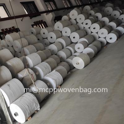 China Factory Wholesale Price PP Woven Sack Cheap Milky White Rolls Polypropylene Earth Roll Sack Recyclable Delivery Sack for sale