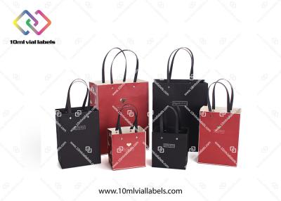 China Multi Color Custom Paper Bag Single Color Printing With PP Rope Handles for sale