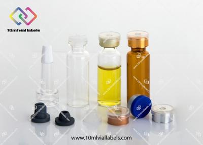 China 2ml 3ml 4ml 5ml 10ml Bulk Glass Vials With Stopper Filp Off Cap And Colorful Screen Printing for sale