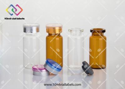 China Flip Top 5ml Glass Vials , Clear Glass Vials For Contact Lens Solution for sale