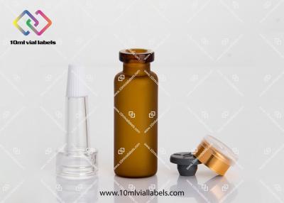 China Medicine Pharma Mini Glass Vials 5ml - 16mm X 45mm With Screen Printing And Logo for sale