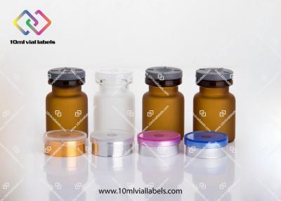 China Durable Medicine Use Tiny Glass Vials , Injection Amber Glass Vials for sale