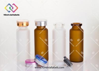 China Clear Small Glass Vials With Cork Tops / Small Drift Bottle 20ml - 24x 65mm for sale