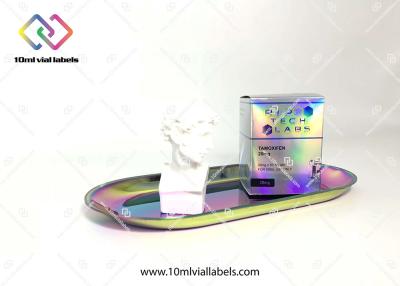 China Tablet Pharmaceutical Packaging Boxes 300gsm Hologram Paper With Polish Finishing for sale