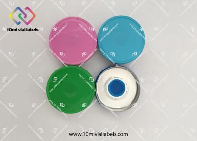 China Custom Color 5ml 20mm Vial Caps , Autoclave Sterilizer Flip Off Vial Caps for sale