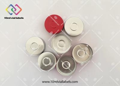 China Esay - Pull Plastic Flip Off Cap / Seal Pharmaceutical Cap With Rubber Stopper for sale