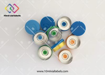 China Customized Logo Printing Flip Off Vial Caps ,10ml Vial 20mm Flip Top Caps for sale