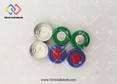 China Aluminum - Plastic 20mm Flip Off Cap / Custom Crimp Caps For Glass Bottle for sale